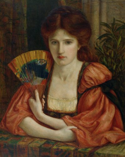 セルフポートレート（183575も参照） 作： Marie Spartali Stillman